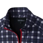 Hidden Season Black Plaid Nylon Jacket (2)